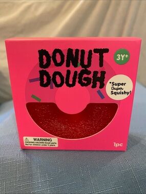 J’adore Donut Dough Sugar Squishy Squeezy Sensory Fidget Pink